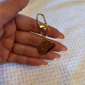 Western Cowboy Hat Keychain Gold Bag Charm ♥️ 5 for $25 ♥️